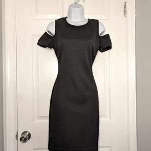 Cut out shoulder dress